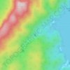 Korokoro Falls topographic map, elevation, terrain