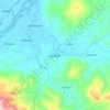 Quezon topographic map, elevation, terrain
