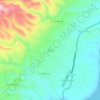 Tuba topographic map, elevation, terrain