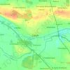 Dąbie topographic map, elevation, terrain