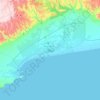 Salalah topographic map, elevation, terrain