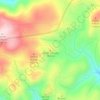 Perda Canuda topographic map, elevation, terrain