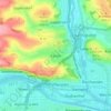 Kareth topographic map, elevation, terrain