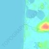 Rainbow Shores topographic map, elevation, terrain