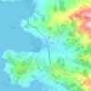 Takamatua topographic map, elevation, terrain