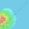 São Tomé topographic map, elevation, terrain