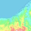 Leon B. Postigo topographic map, elevation, terrain
