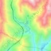Talun topographic map, elevation, terrain