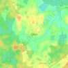 Mażany topographic map, elevation, terrain