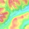 Millerton topographic map, elevation, terrain