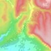 Robbers Roost topographic map, elevation, terrain