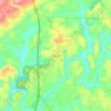 Warrior topographic map, elevation, terrain