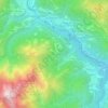 Pugnetto topographic map, elevation, terrain