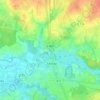Le Moulin topographic map, elevation, terrain