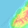 Lanao topographic map, elevation, terrain