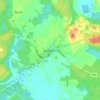 Jedwabno topographic map, elevation, terrain