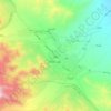 نطنز topographic map, elevation, terrain
