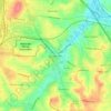 Paragon Mills topographic map, elevation, terrain