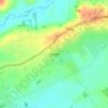 Dinton topographic map, elevation, terrain