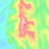 العسلي topographic map, elevation, terrain