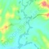 Hakaru topographic map, elevation, terrain