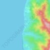 Balite topographic map, elevation, terrain