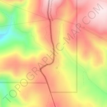Lemhi Pass topographic map, elevation, terrain