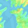 Glenbrook Beach topographic map, elevation, terrain