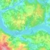 Esposade topographic map, elevation, terrain