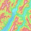 Nago-Torbole topographic map, elevation, terrain