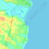 Scarborough topographic map, elevation, terrain