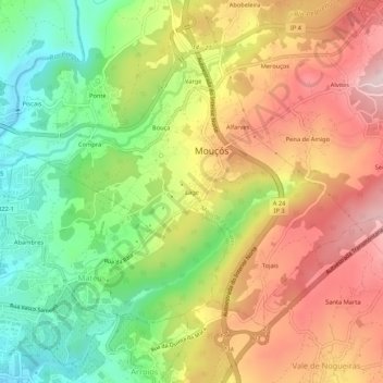 Lage topographic map, elevation, terrain