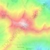 Mont Nery topographic map, elevation, terrain