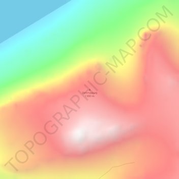 Ilimmaasaq topographic map, elevation, terrain