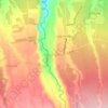 Agusan Canyon topographic map, elevation, terrain