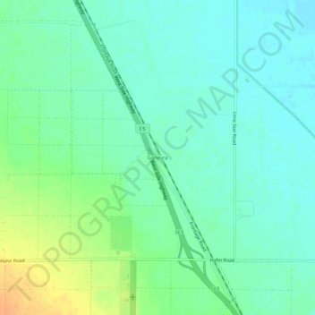 Genevra topographic map, elevation, terrain