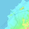 Rizal topographic map, elevation, terrain