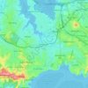 New Lynn topographic map, elevation, terrain