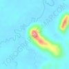 Cerro Bodega topographic map, elevation, terrain