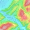 Werpin topographic map, elevation, terrain