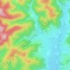 Montcelin topographic map, elevation, terrain