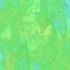 Dupont Center topographic map, elevation, terrain
