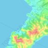 Chanarian topographic map, elevation, terrain