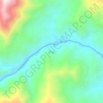 Koja topographic map, elevation, terrain
