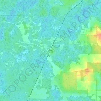 Bailey topographic map, elevation, terrain