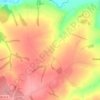 Преснецово topographic map, elevation, terrain