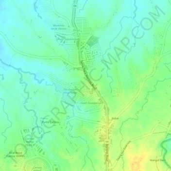 Heart Foundation Subd. PHASE 2. Brgy. Punta 1, Tanza Cavite topographic map, elevation, terrain