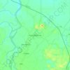 Santa Marcela topographic map, elevation, terrain