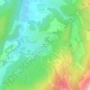 Le Balcon de Villard topographic map, elevation, terrain