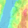 Barrytown topographic map, elevation, terrain